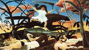 Henri Rousseau War(Cavalcade of Discord) oil painting artist